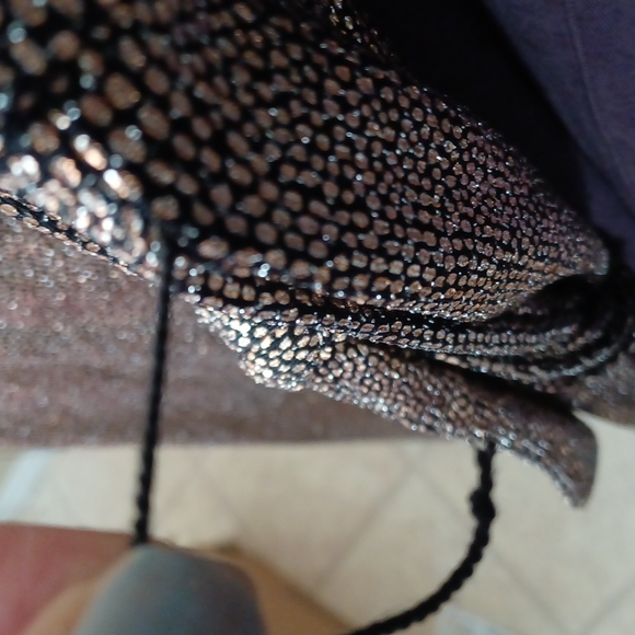 Tahari Bronze Metallic Dress - Picture 8 of 11